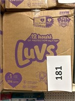 Luvs 294 diapers size 1