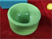 7 x 4" Doggie Bowl Green Melamine