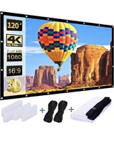 New AAJK Projection Screen 120 inch, Washable