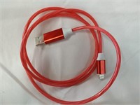 3.3 Ft USB Charging Cord for iPhone Lights Up NIP