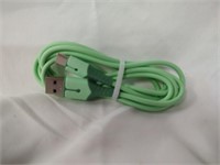 4.9 Ft. Type C Charger NIP Green