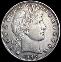 1898 Barber Half Dollar CLOSELY UNCIRCULATED