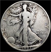 1921 Walking Liberty Half Dollar NICELY