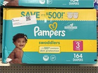 Pampers  164 diapers size 3