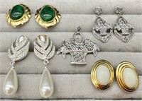 Group Costume Jewelry Earrings
