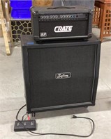 Crate amplifier & Kustom speaker