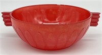Rare Red Glassbake Bowl