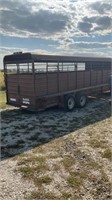 Stock trailer 20 foot tier size 225/75R16
