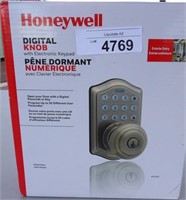 honeywell digital knob with electronic keypad