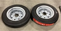 2-Goodride trailer tires-appears new 4.80-12