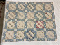 Hand Stitched Baby Quilt A