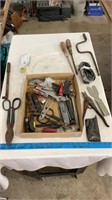 Various vintage hand tools, various hand tools,