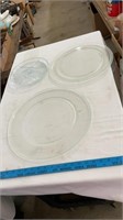 Glass serving plate, glass microwaveable plates.
