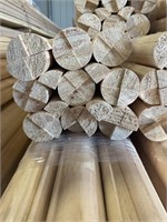 11/16" x 11/16" x 16' Pine Quarter Round x 640 LF