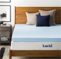 Gently used Lucid 3 Inch Mattress Topper Full -