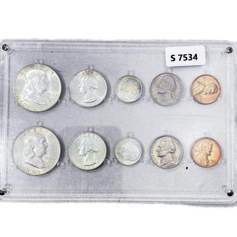 1960 US Silver Coin Set (10 Coins)