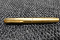 Vintage Gold Tone Unbranded Ballpoint Pen