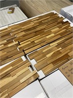 3D Teak Accent Wall Paneling X 6 boxes