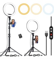 ($23) Kaiess 10.2" Selfie Ring Light with 65"