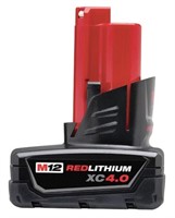 Milwaukee M12 Redlithium Xc 4.0 Battery
