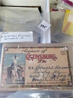 1929 Gettysburg,  Pa. 25 Detachable Postcards