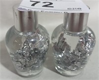 2 Vials of Silver Flakes
