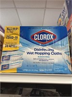 Clorox disinfecting wet mopping cloths 2-28 ct