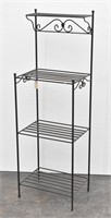 Wrought Iron 4 Tiered Stand