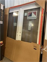Andersen White Aser Hinged FW Patio Door