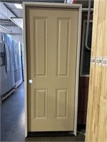 32" RH 4 Panel Fiberglass Exterior Door