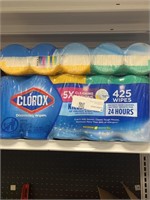 Clorox disinfecting wipes 425 ct