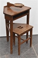 Antique Telephone Table Stand & Chair