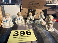 5 Snow Angel Figurines
