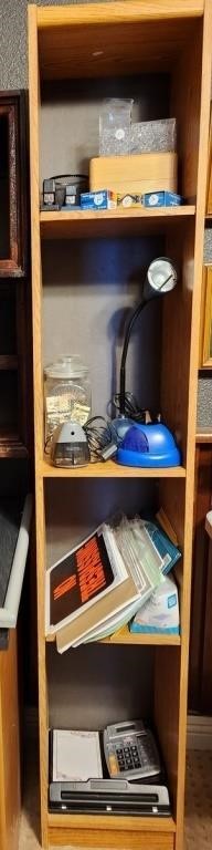Q - DESK LAMP, OFFICE SUPPLIES, SIGNS (C30)