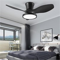 TALOYA 32 inch Ceiling Fan with 3 Color Temperatur