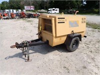 2003 Atlas Copco 185 CFM Tow Behind S/A Air