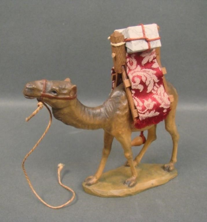 Anri Carved Wood Nativity Camel Figurine