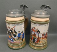 Pair of Grenza Limited Edition Beer Steins