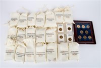 Coin 80-24K Gold Plated Presidential Dollars More