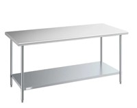30" x 72" Stainless Steel Work Table w/Undershelf