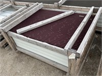 Burgundy Standing Seam Roofing x 308 LF