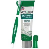 Vet's Best Dog Toothbrush & Enzymatic Toothpaste K