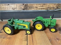 John Deere D and JD 630 tractors