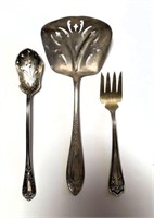 Sterling Serving Spoons & Fork