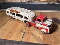 Vintage Deluxe Auto Transport Truck and trailer