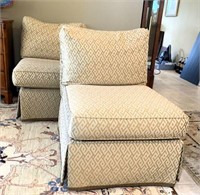 Pair of Vanguard Furniture Slipper Chairs