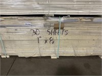 1" x 8" Insulation board x 30 sheets