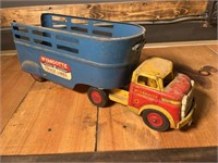 Vintage Wyandotte Truck and Trailer