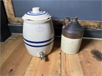 Vintage USA Crown Mark No. 2 stoneware and jug