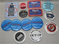 Maytag Collection: Pinback Lot